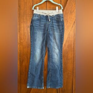 Justice Blue and Gray Kids Jeans